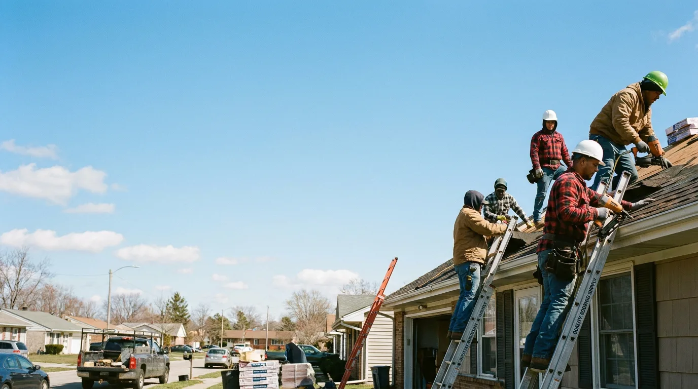 Roofing in Bunker Hill, IN near me